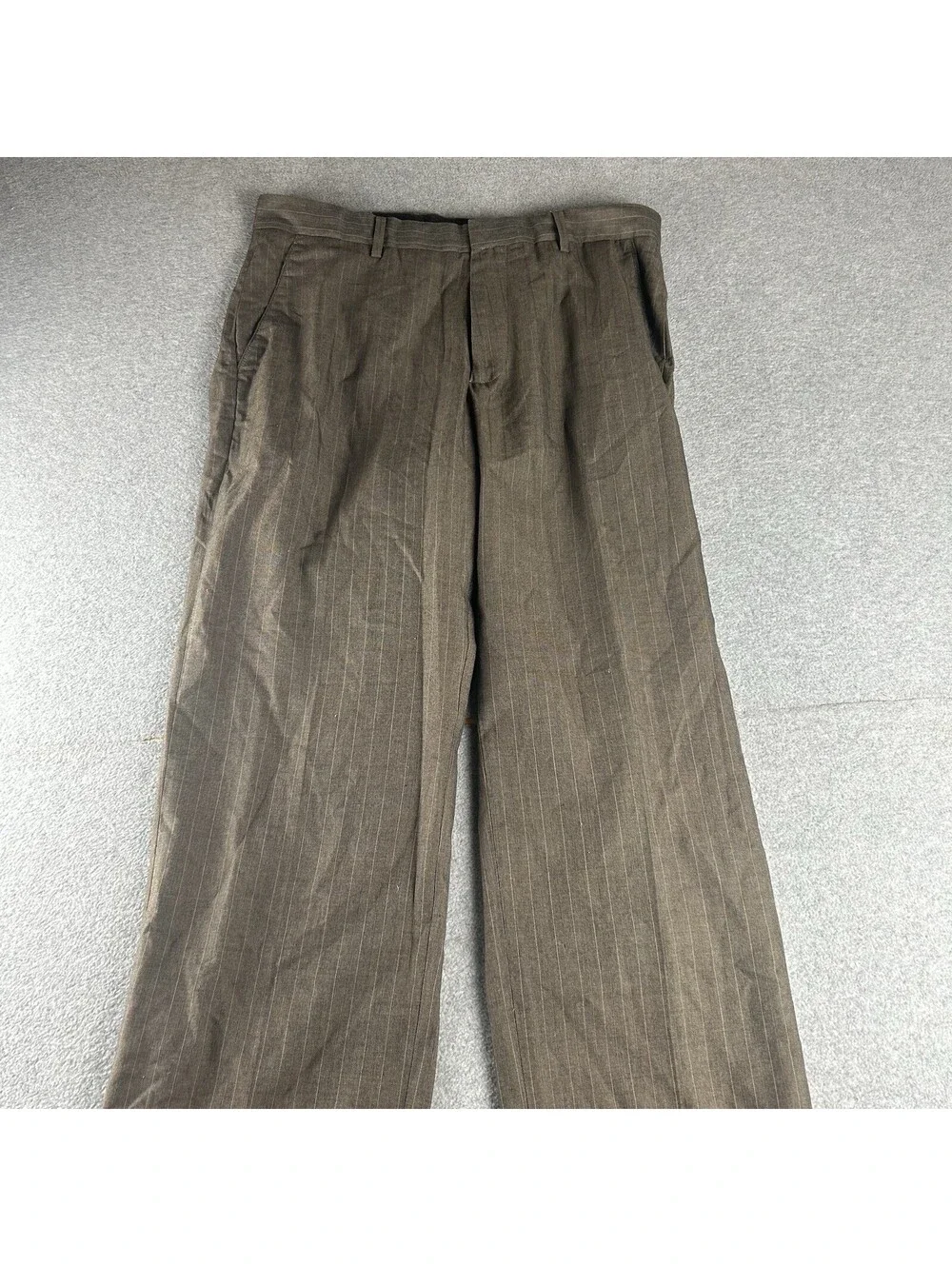 Banana Republic Pants Size 34x34 Men's Modern Fit Cotton  Brown Chinos Pleated